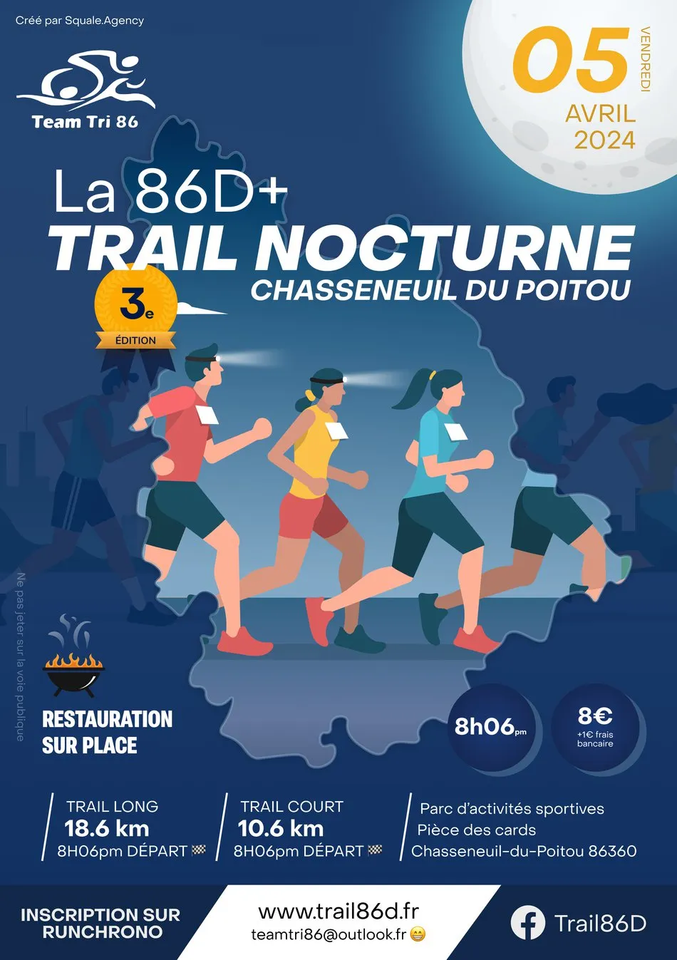 affiche de la course