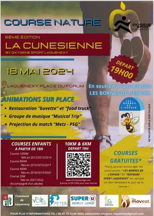 affiche de la course