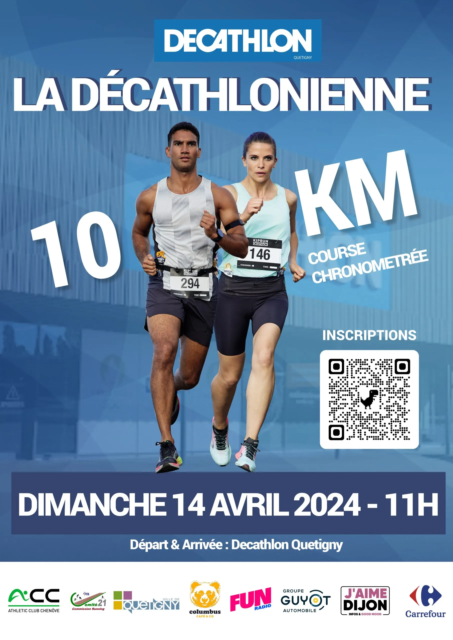 affiche de la course