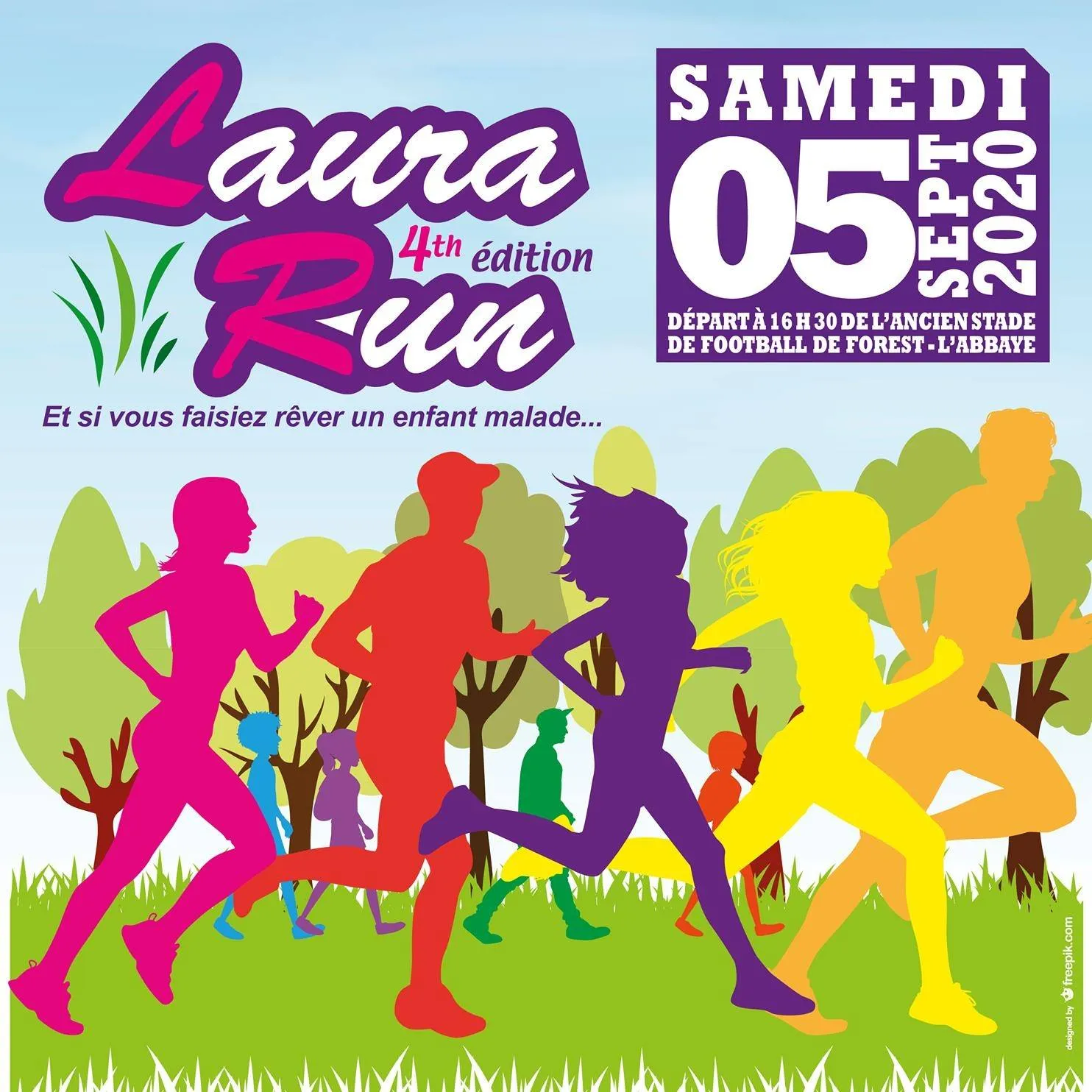 affiche de la course