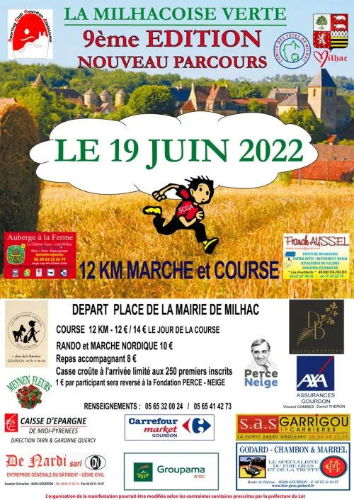 affiche de la course