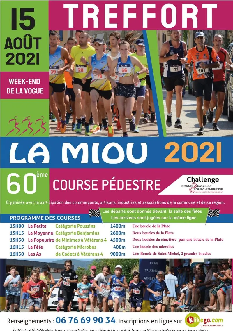 La Miou – Treffort Cuisiat 2024 Inscription Résultats