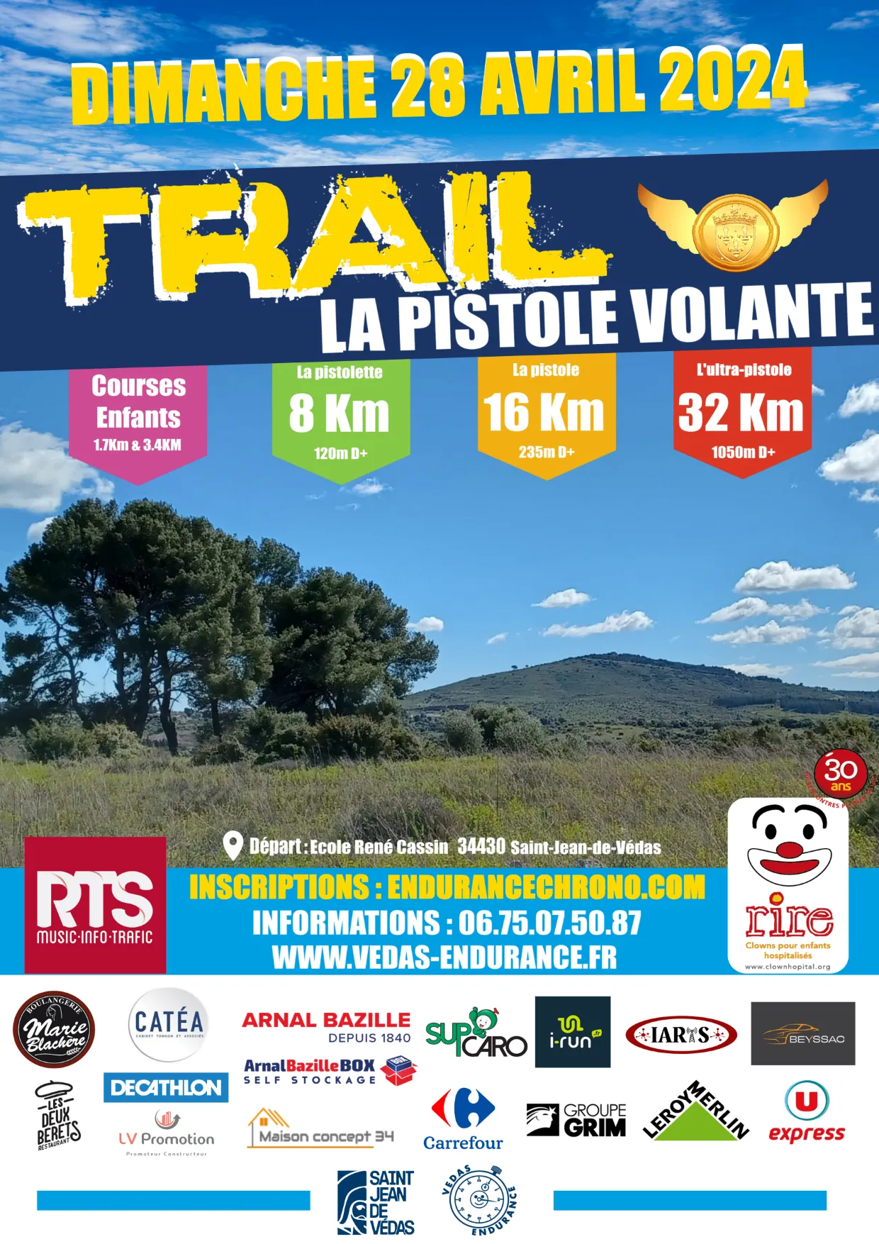 affiche de la course