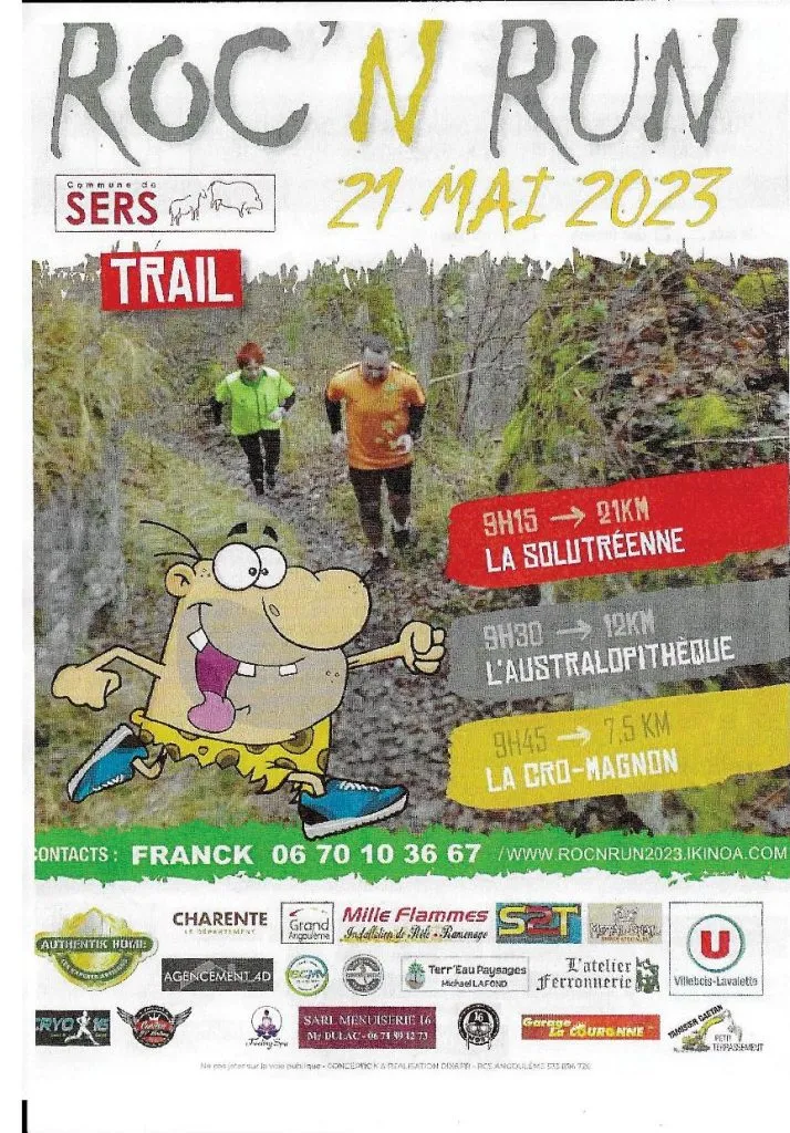 affiche de la course