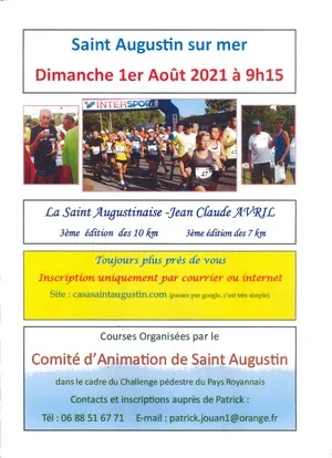 La Saint Augustinaise jc avril 2024 Inscription Résultats