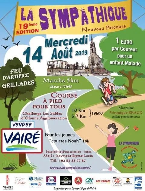 affiche de la course