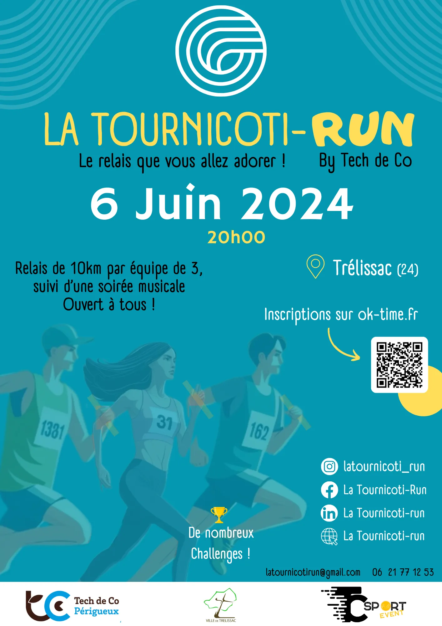 affiche de la course