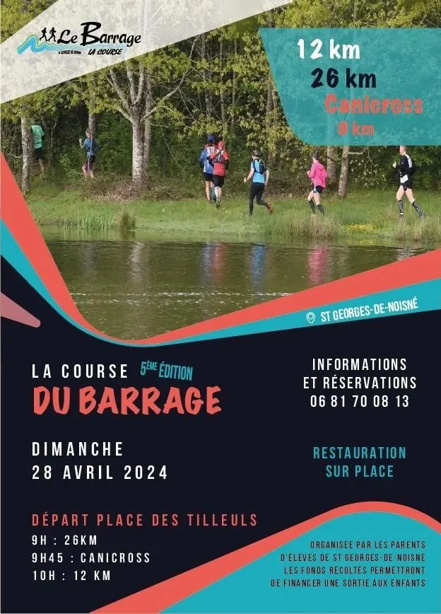 Le Barrage – Saint Georges de Noisne 2024 Inscription Résultats