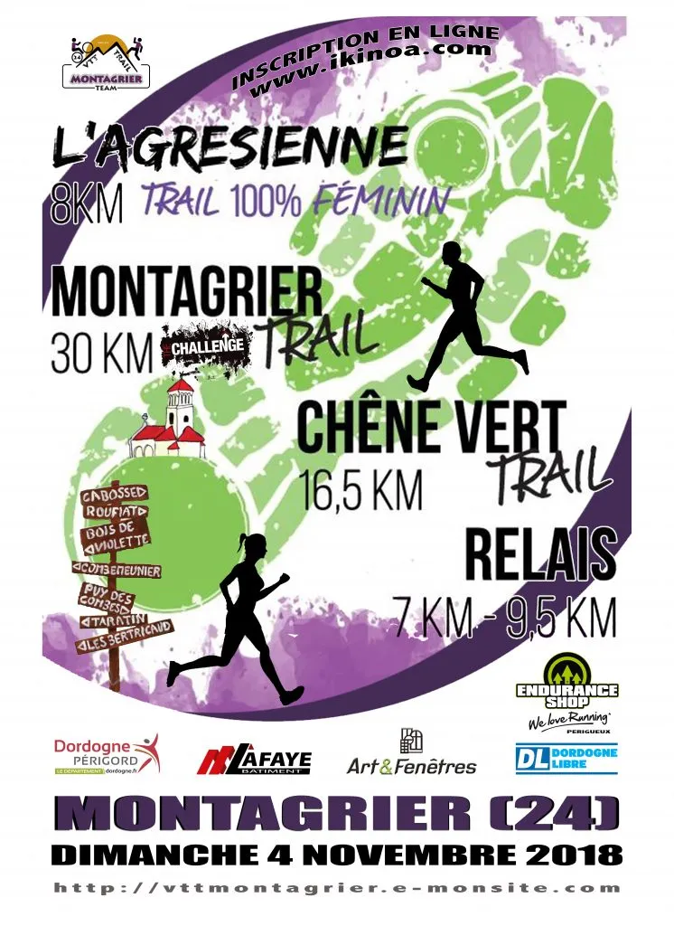 affiche de la course