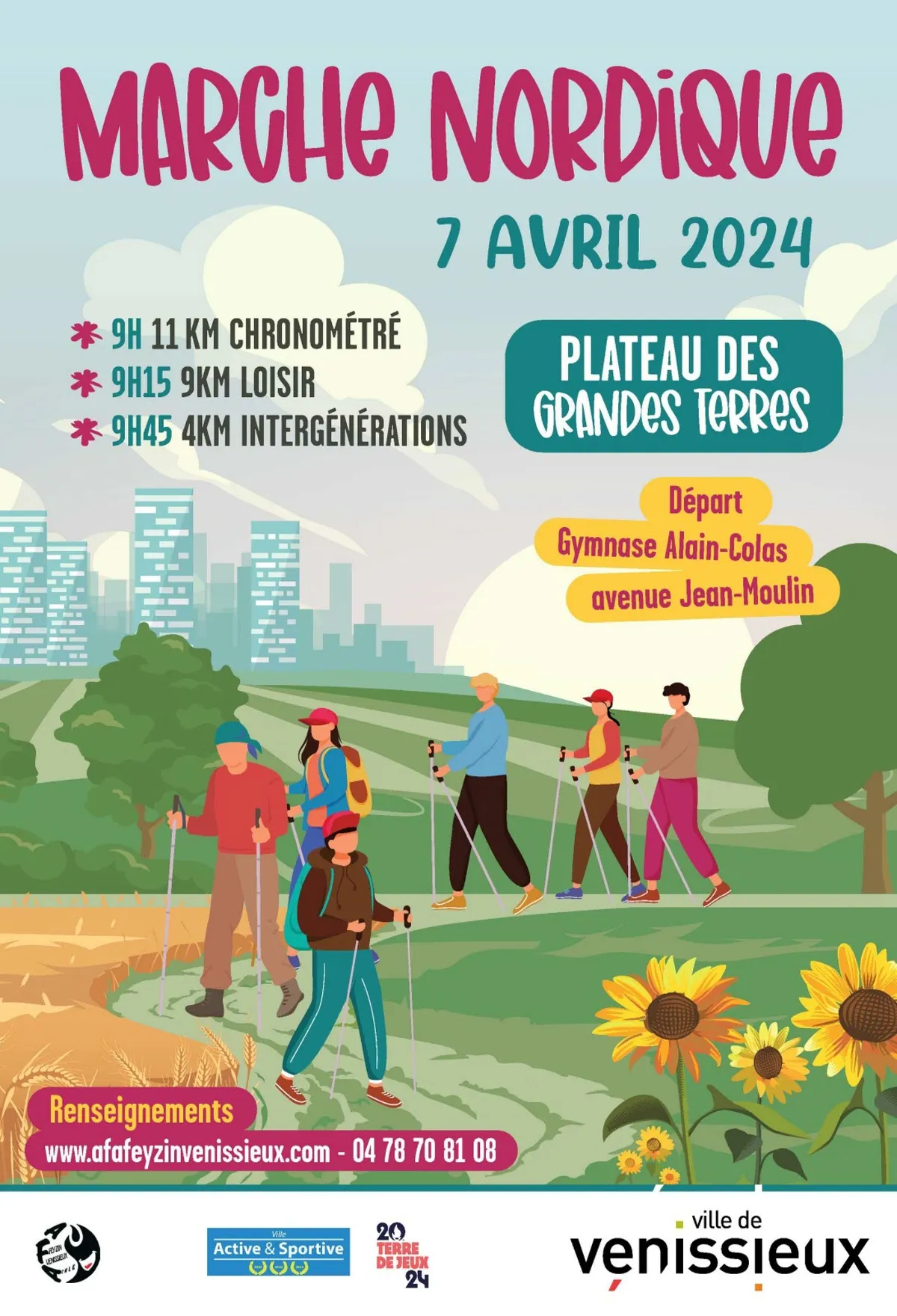 affiche de la course