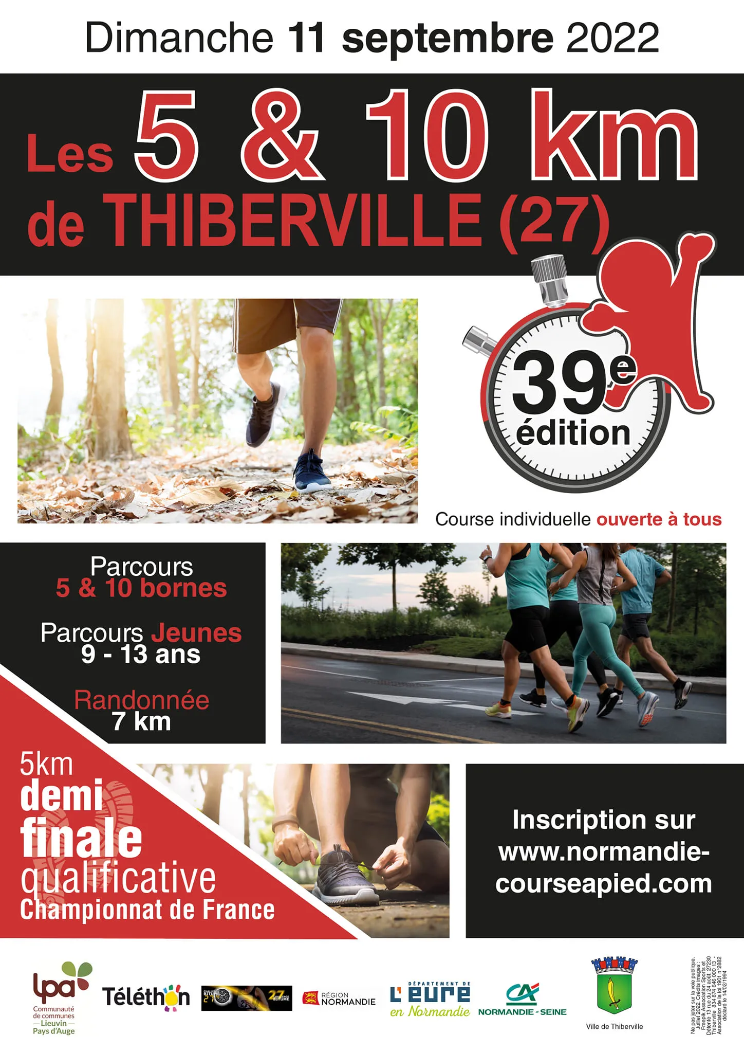 Les 10 km de Thiberville 2024 Inscription Résultats