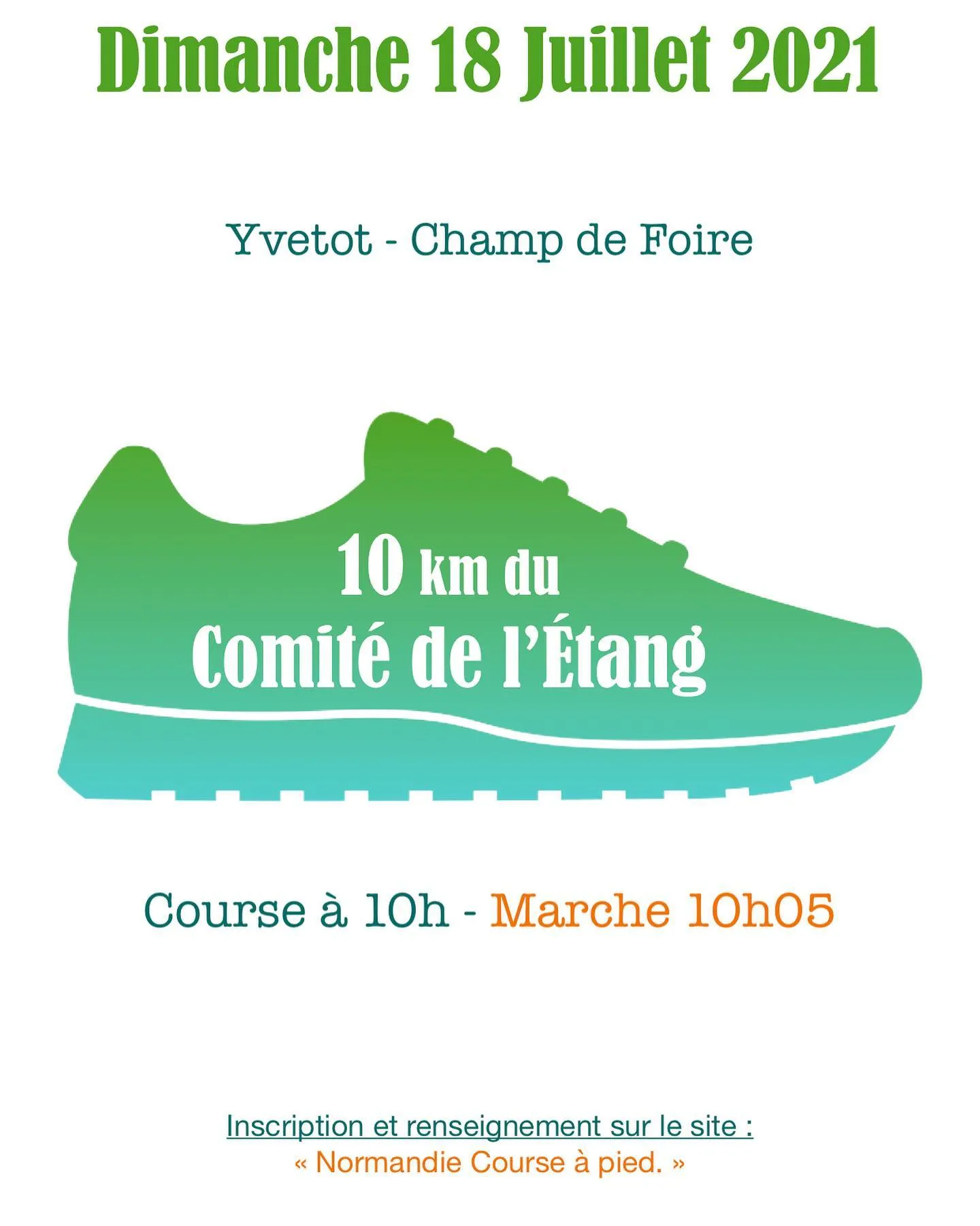 affiche de la course