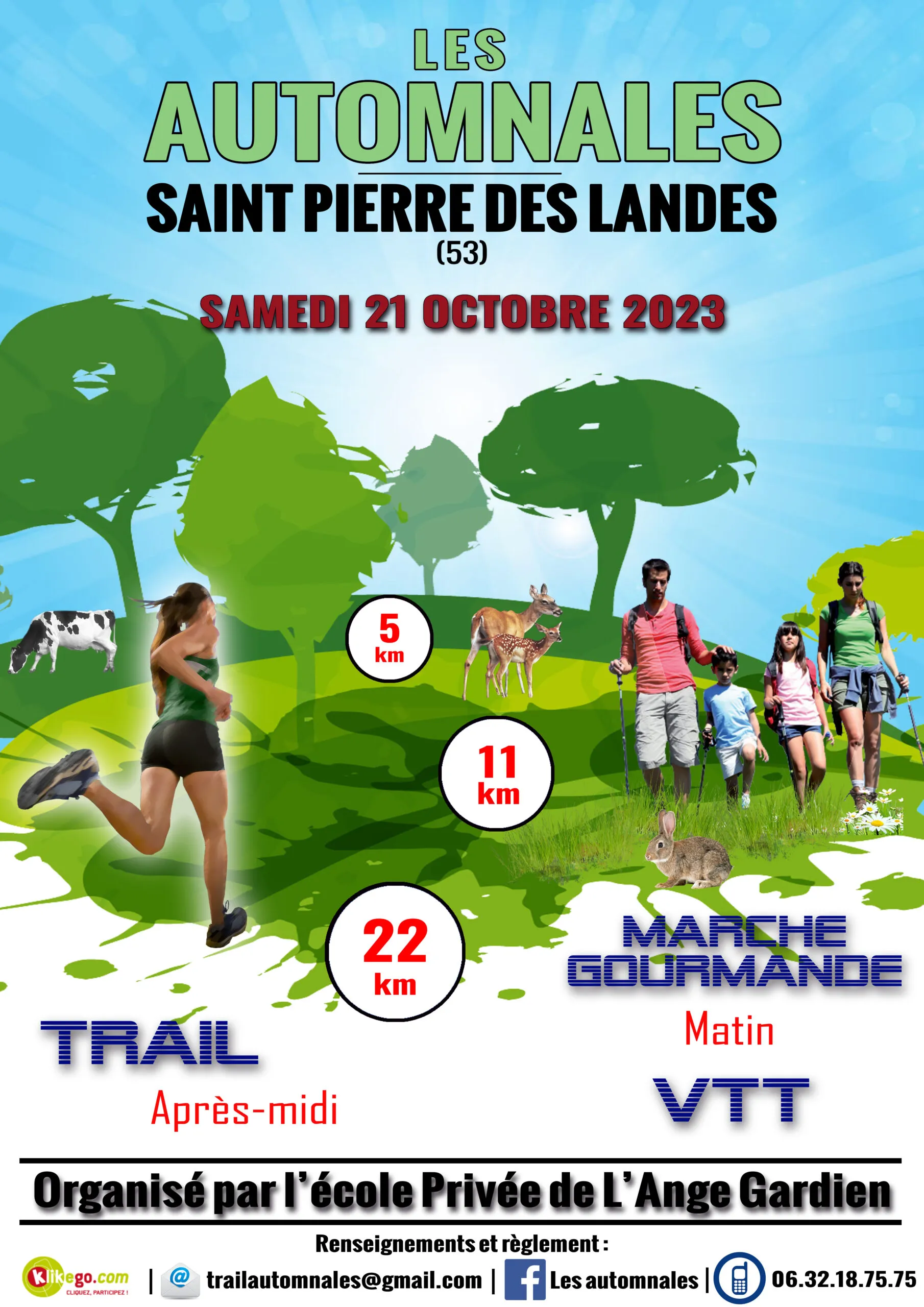 affiche de la course