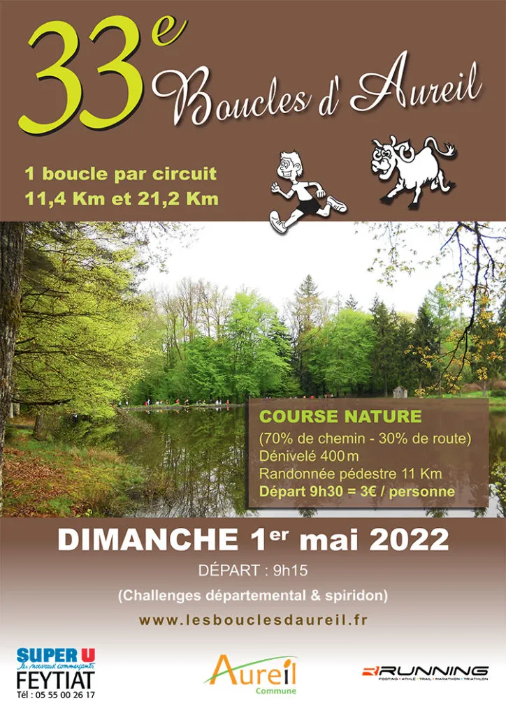 affiche de la course