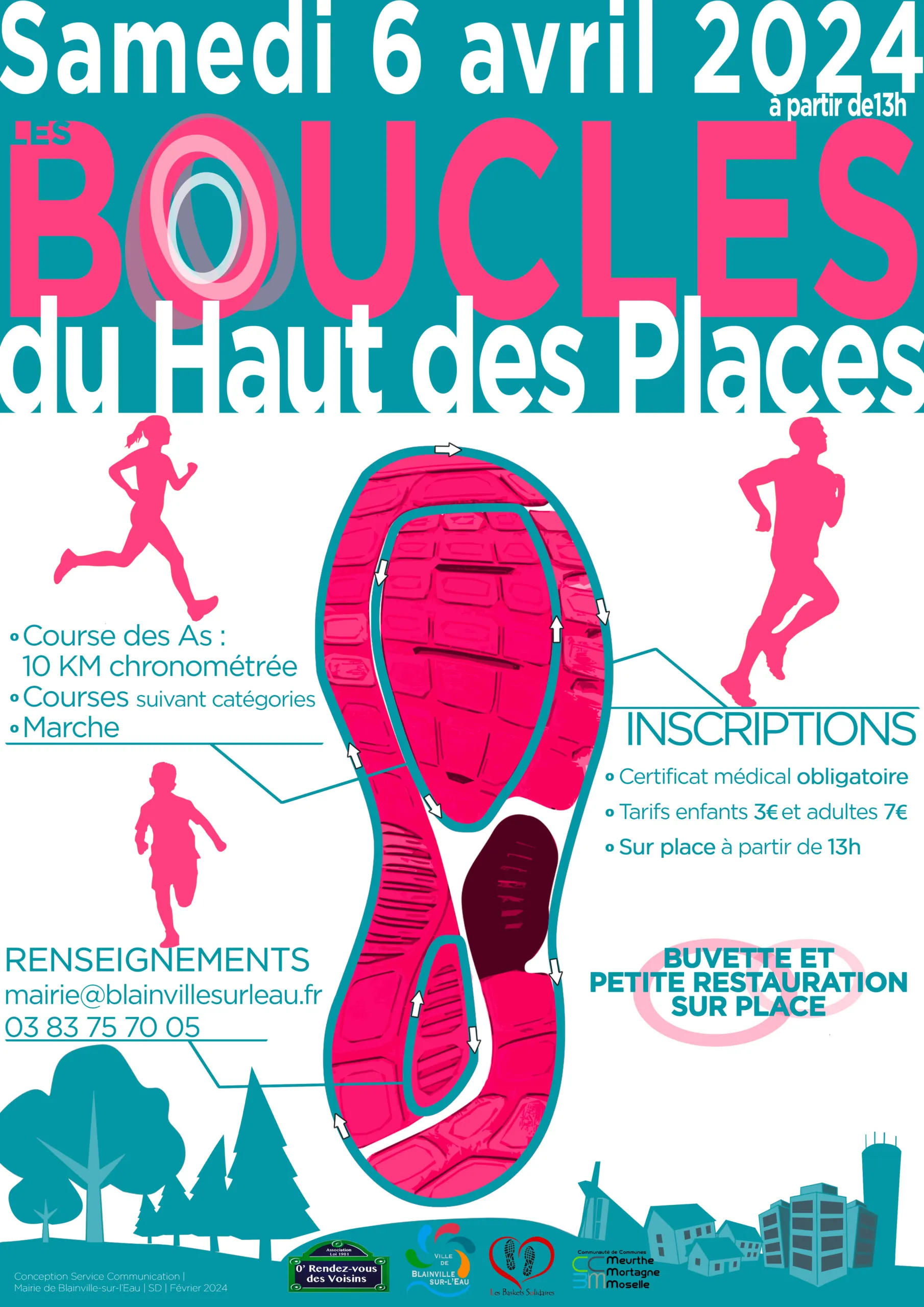 affiche de la course