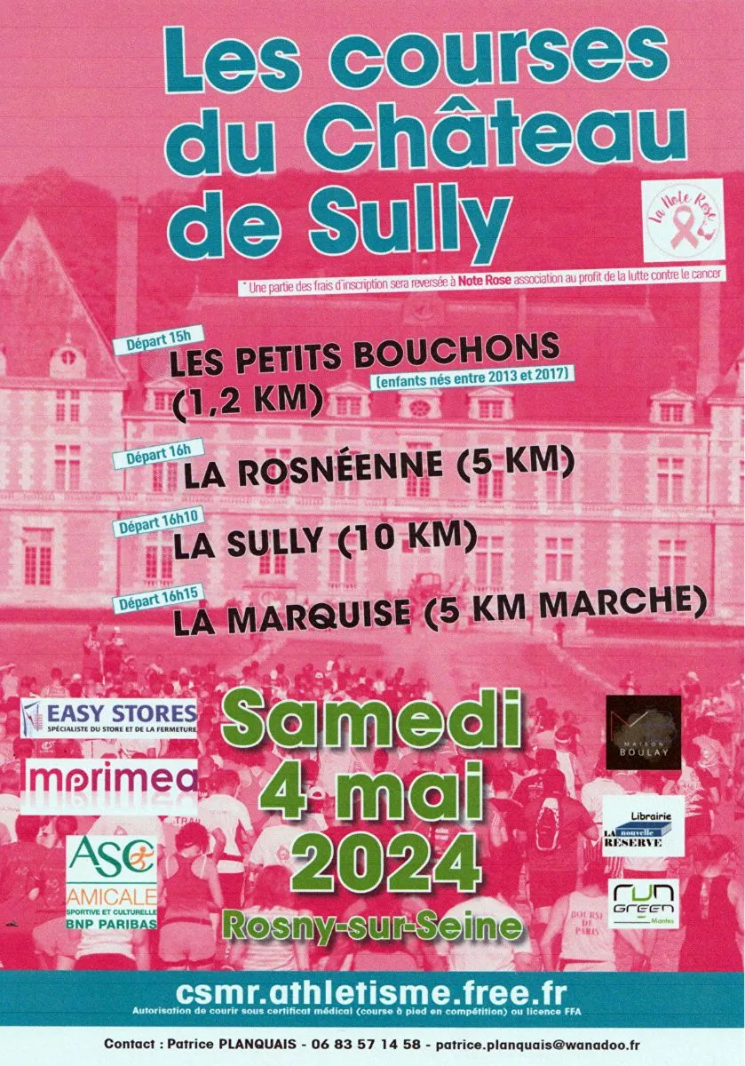 Les Courses du Chateau de Sully 2025 Inscription Résultats