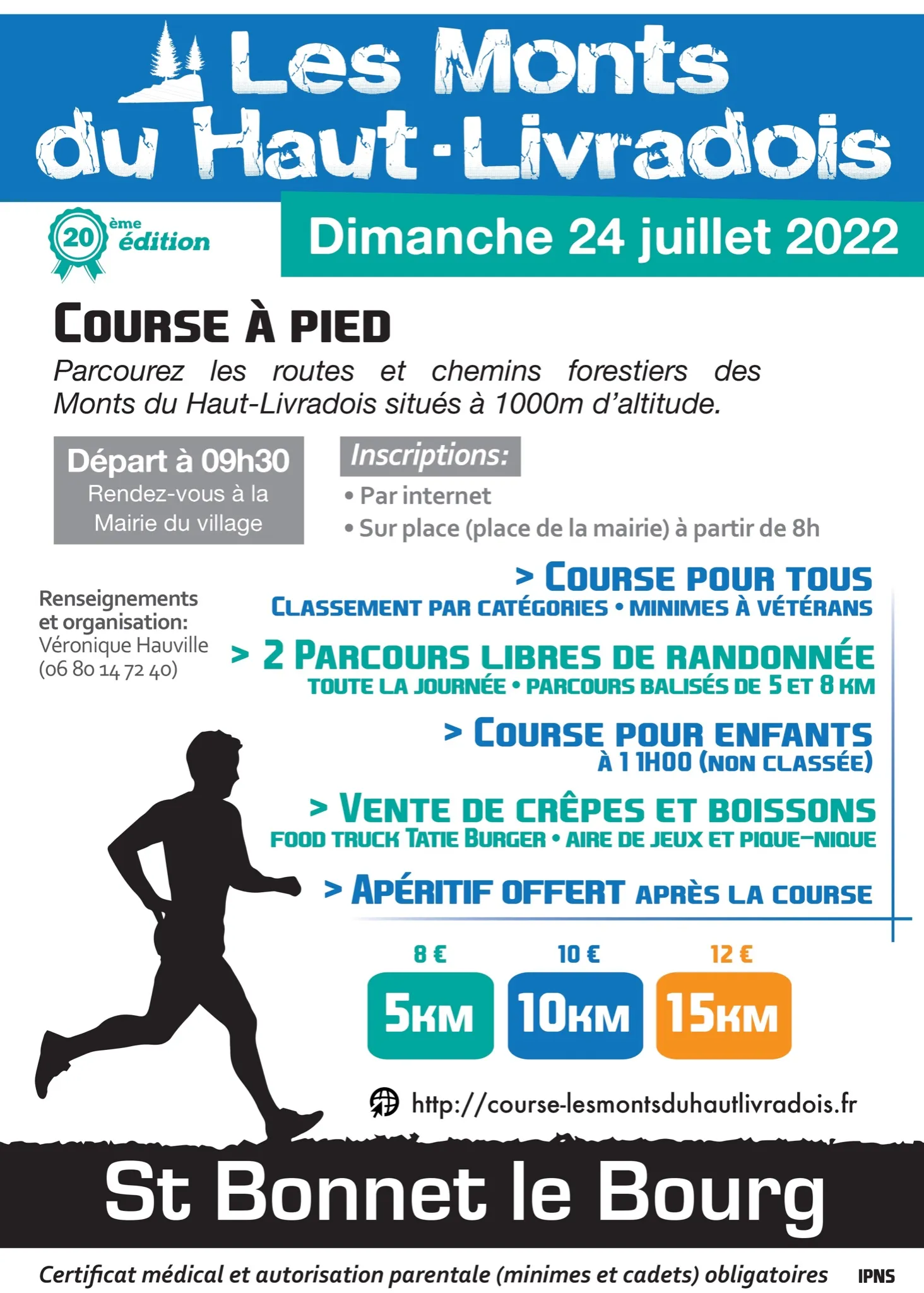 affiche de la course