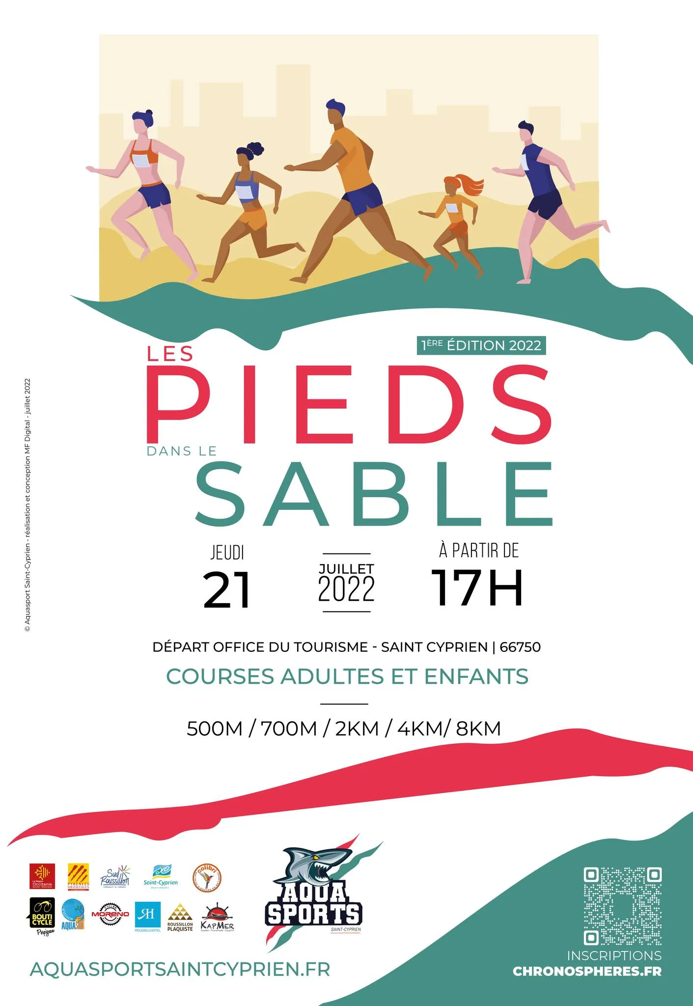 affiche de la course