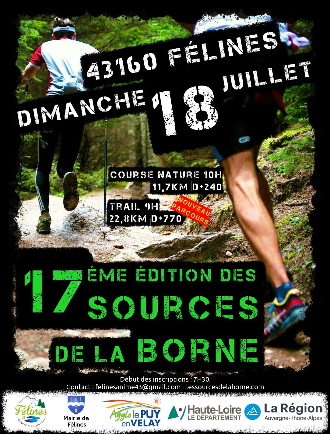 affiche de la course