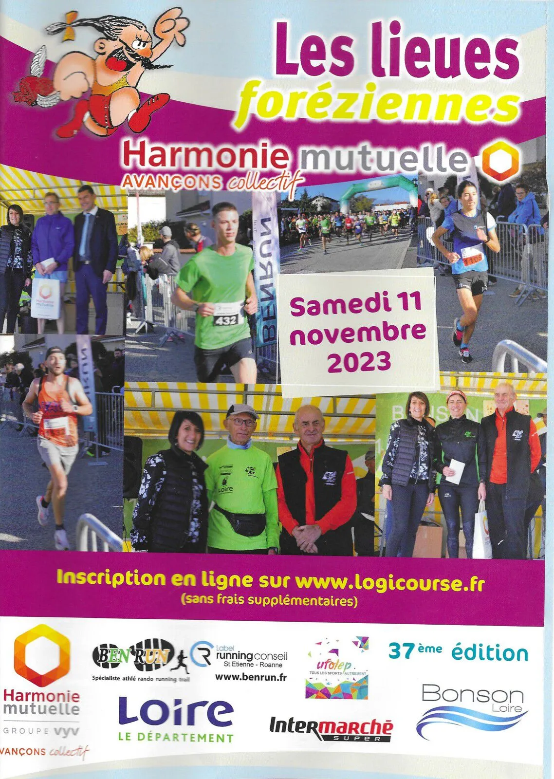 affiche de la course