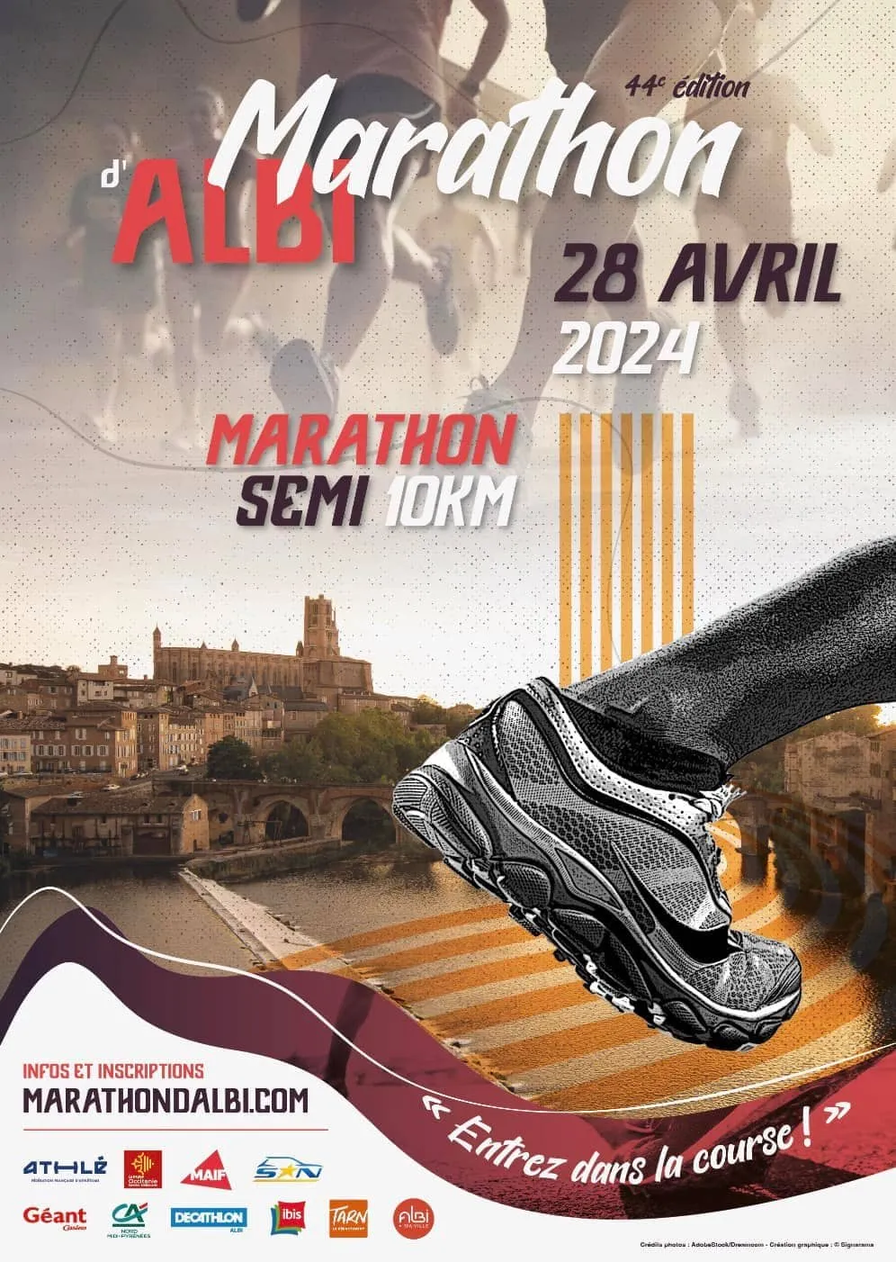 affiche de la course