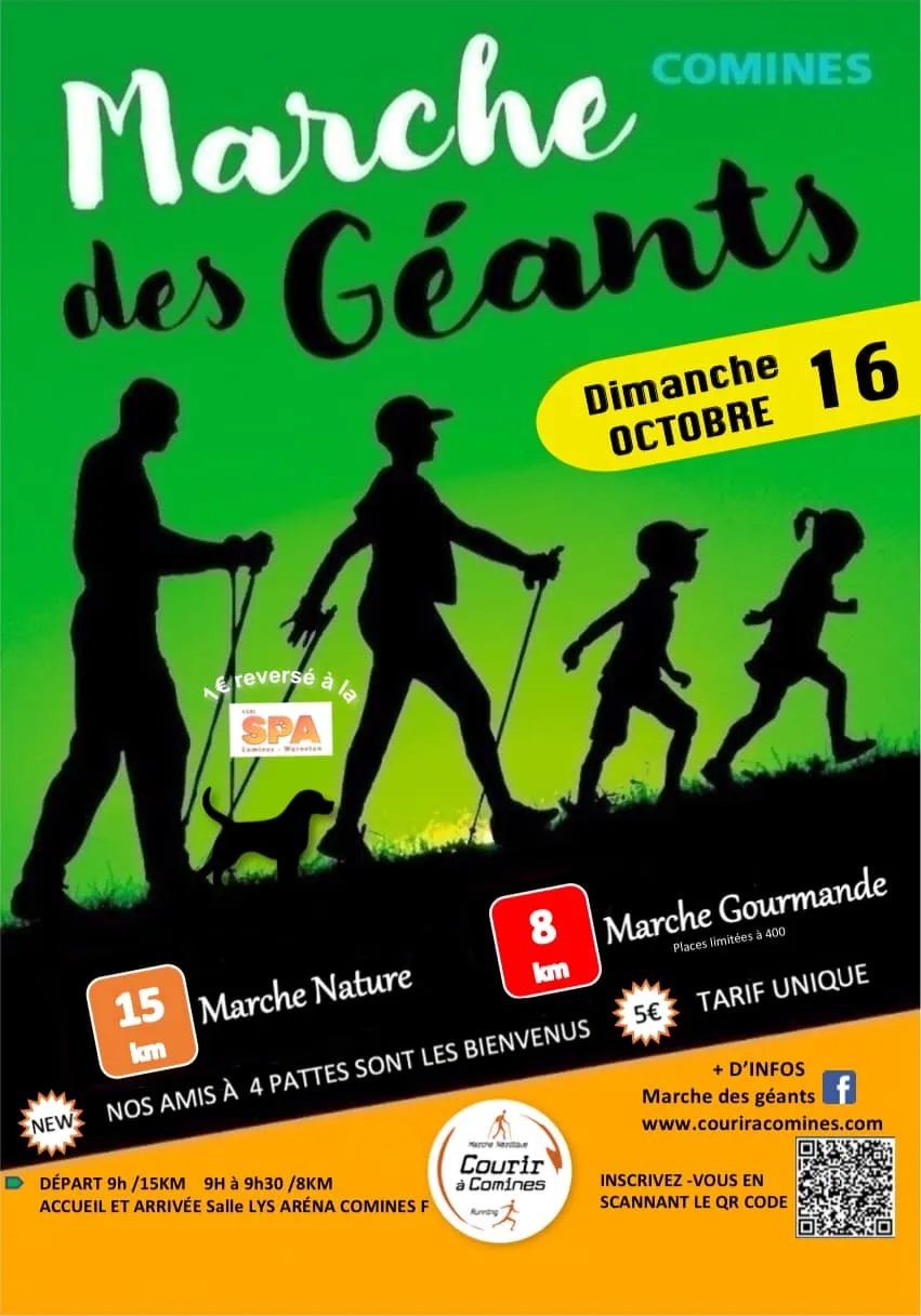 Marche des Géants – Comines 2024 Inscription Résultats