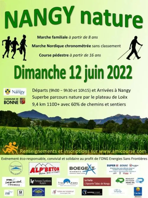 affiche de la course