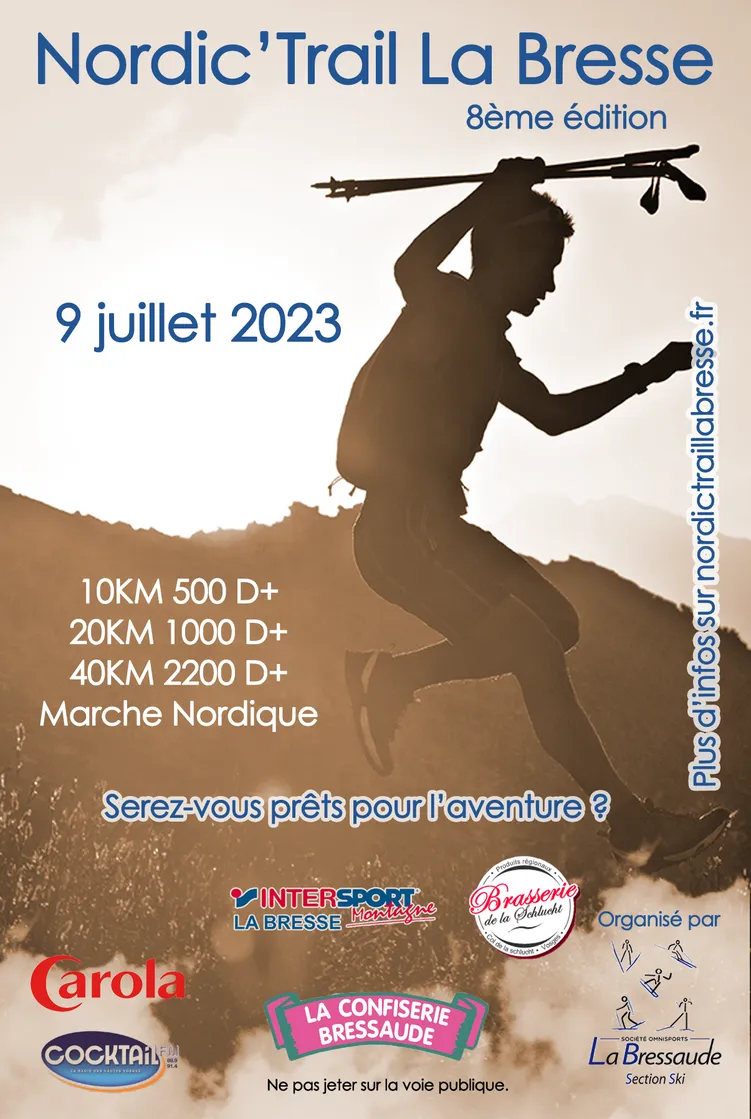 affiche de la course