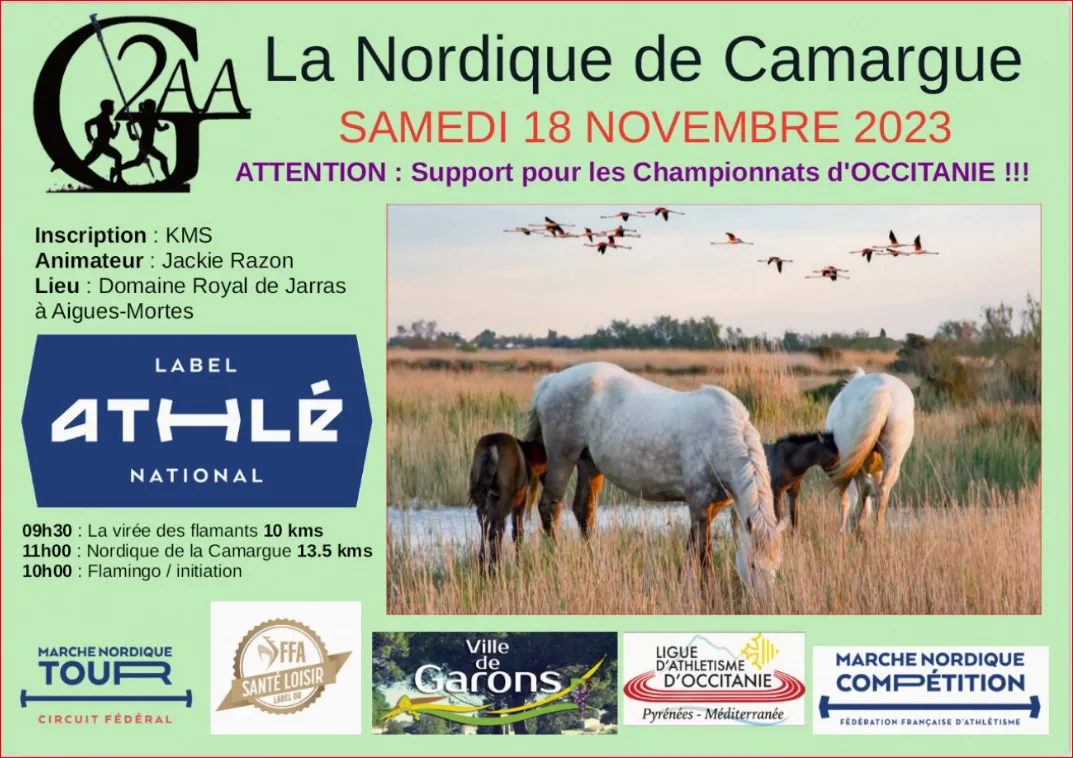 Nordique de Camargue 2024 Inscription Résultats