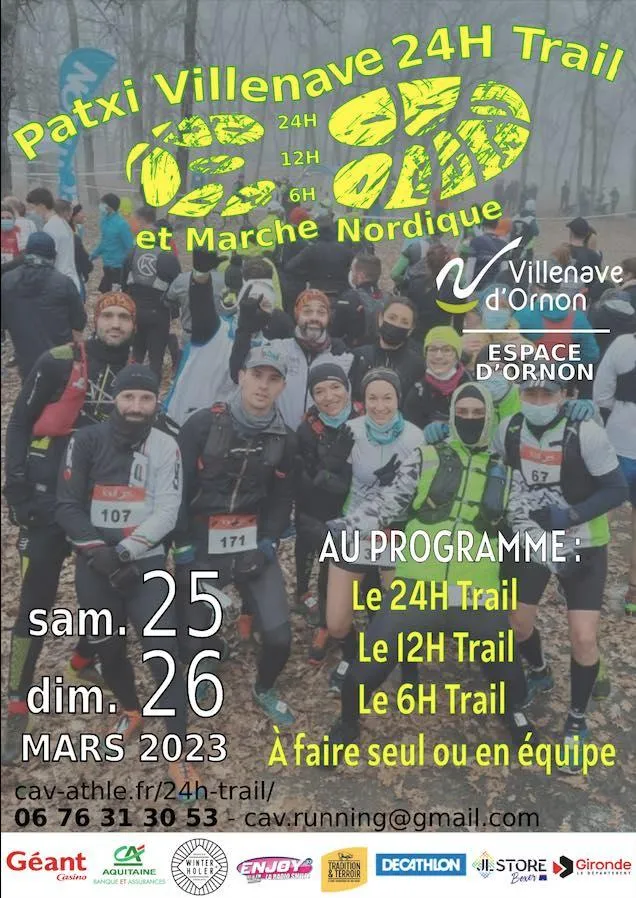 affiche de la course