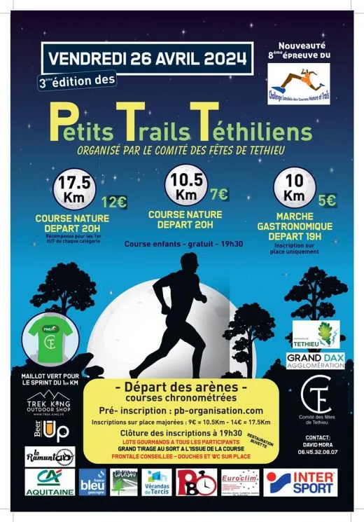 affiche de la course