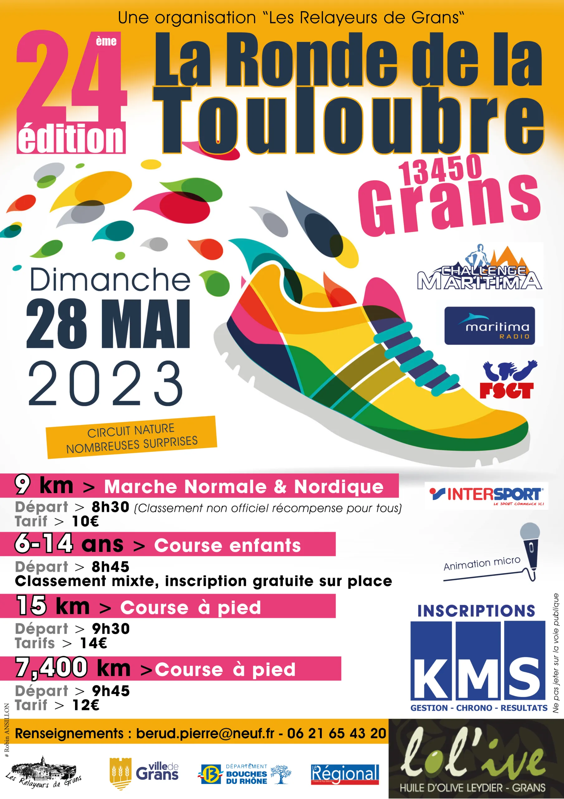 Ronde de la Touloubre 2024 Inscription Résultats