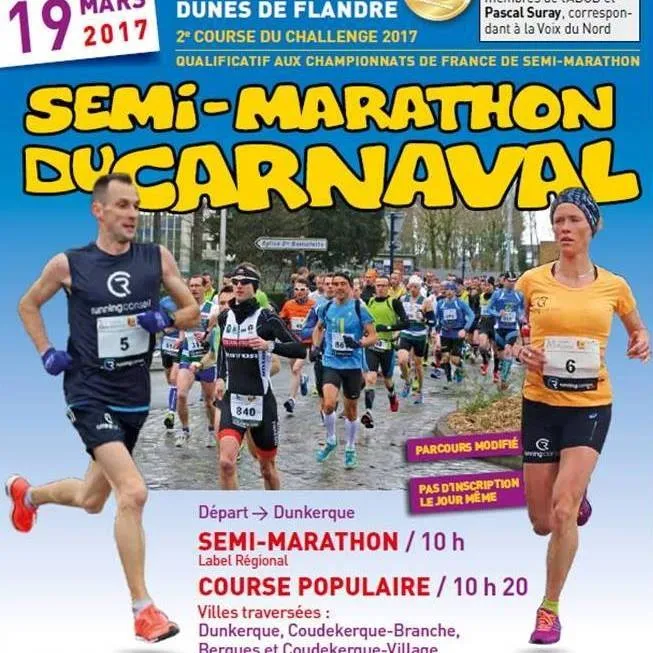 affiche de la course