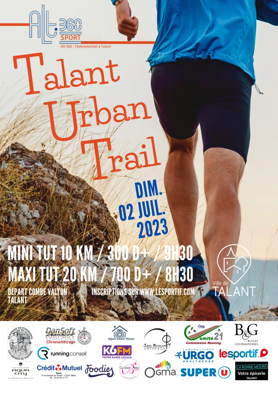 Talant urban Trail 2024 Inscription Résultats