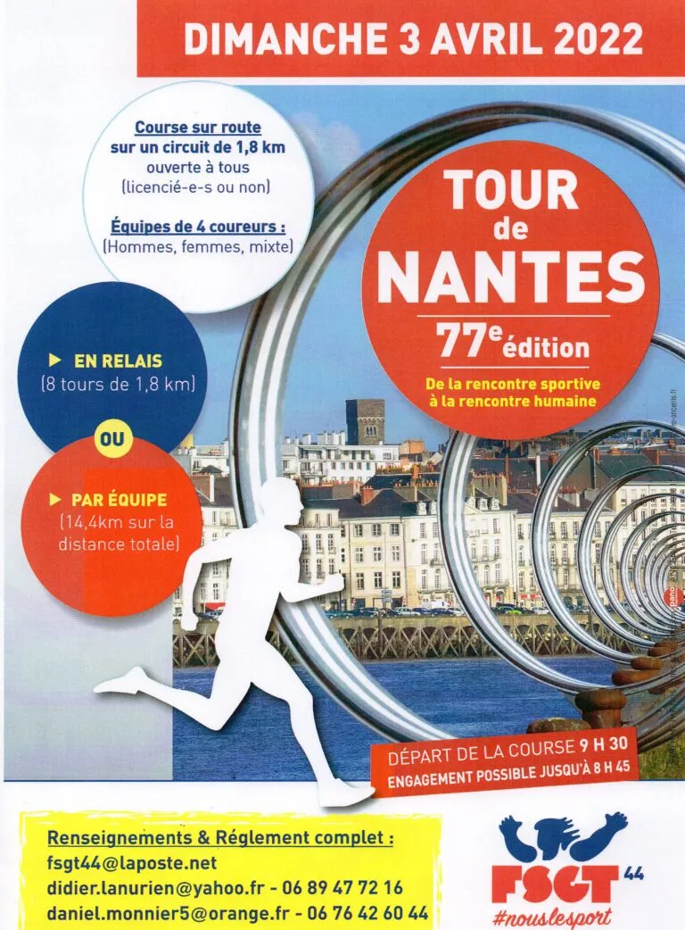 Tour de Nantes 2024 Inscription Résultats