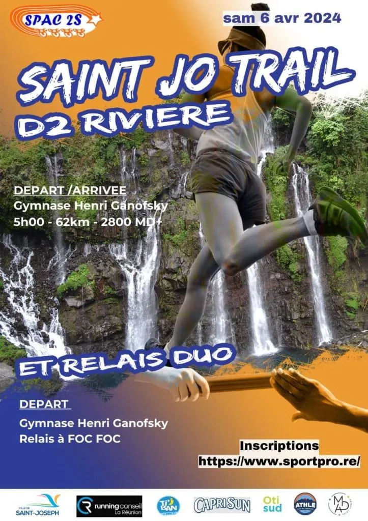 Trail D2 Rivières – Saint Joseph 2024 Inscription Résultats