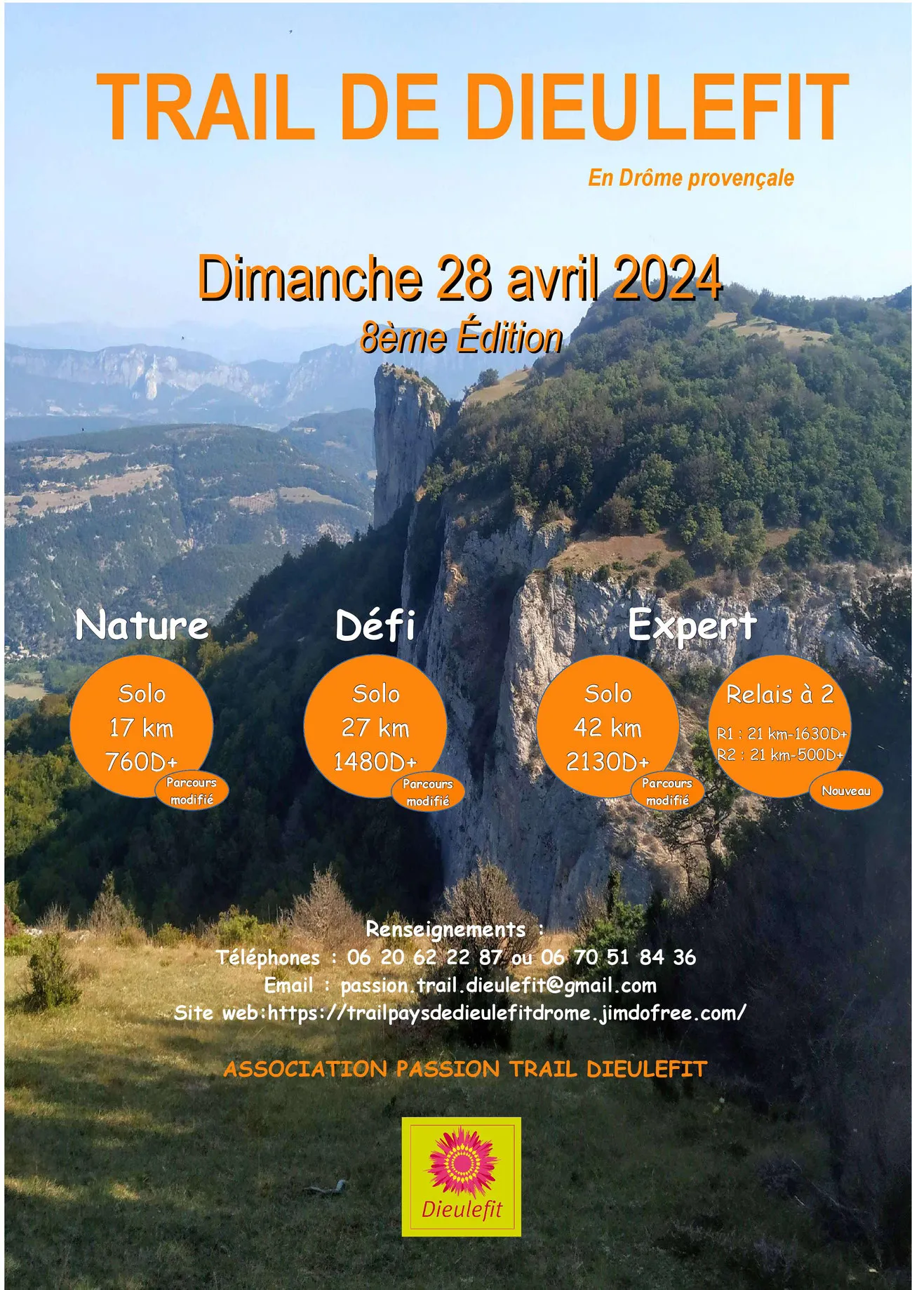 Trail de Dieulefit 2024 Inscription Résultats