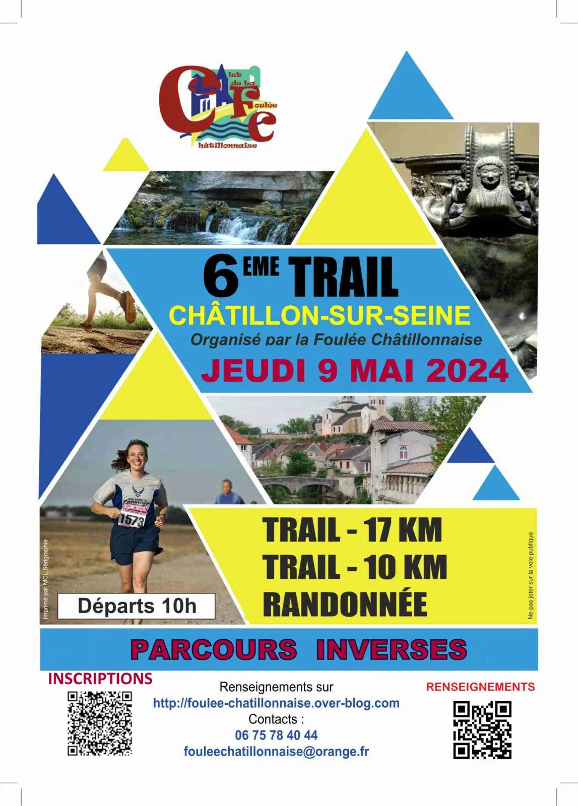 affiche de la course