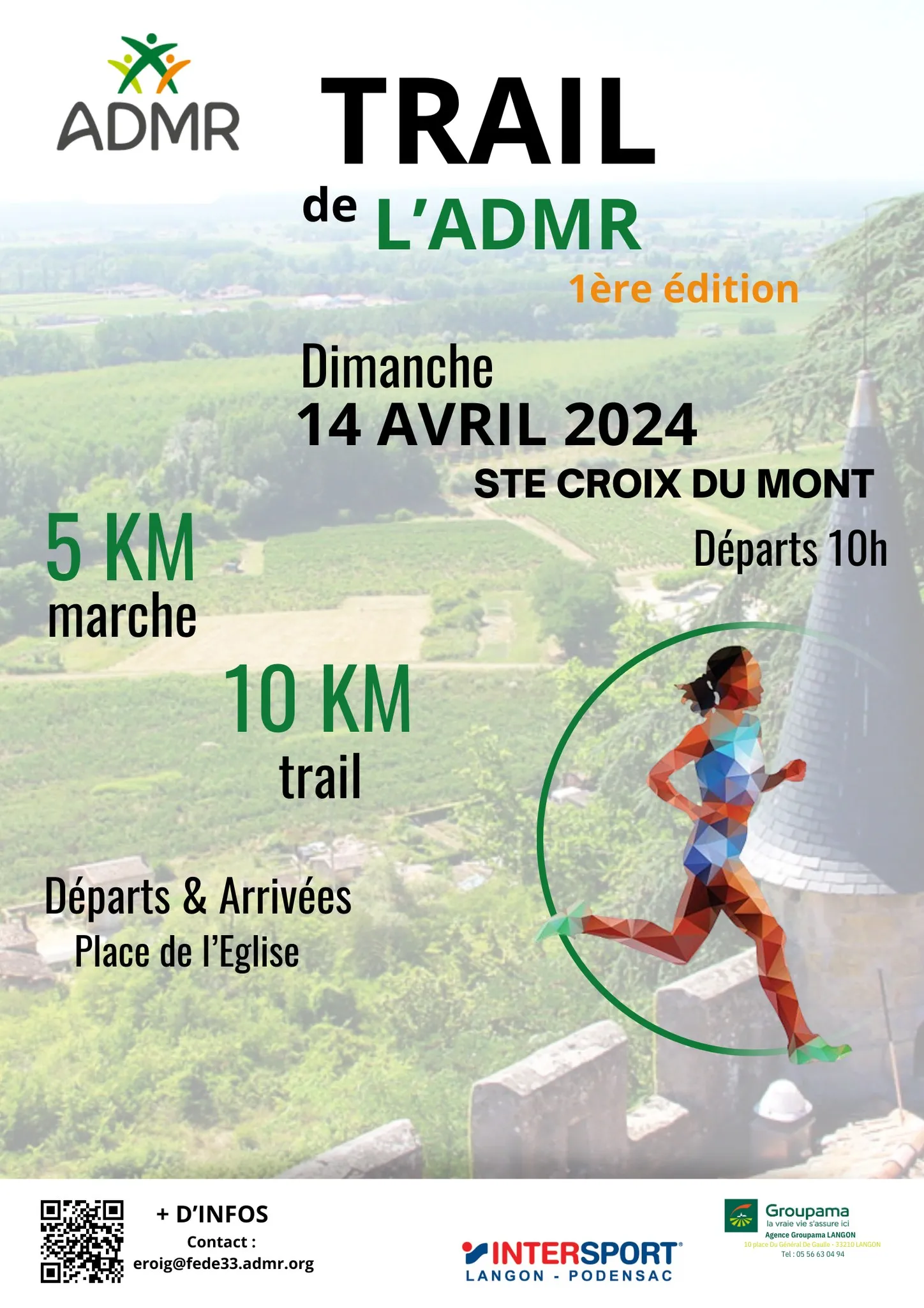 affiche de la course