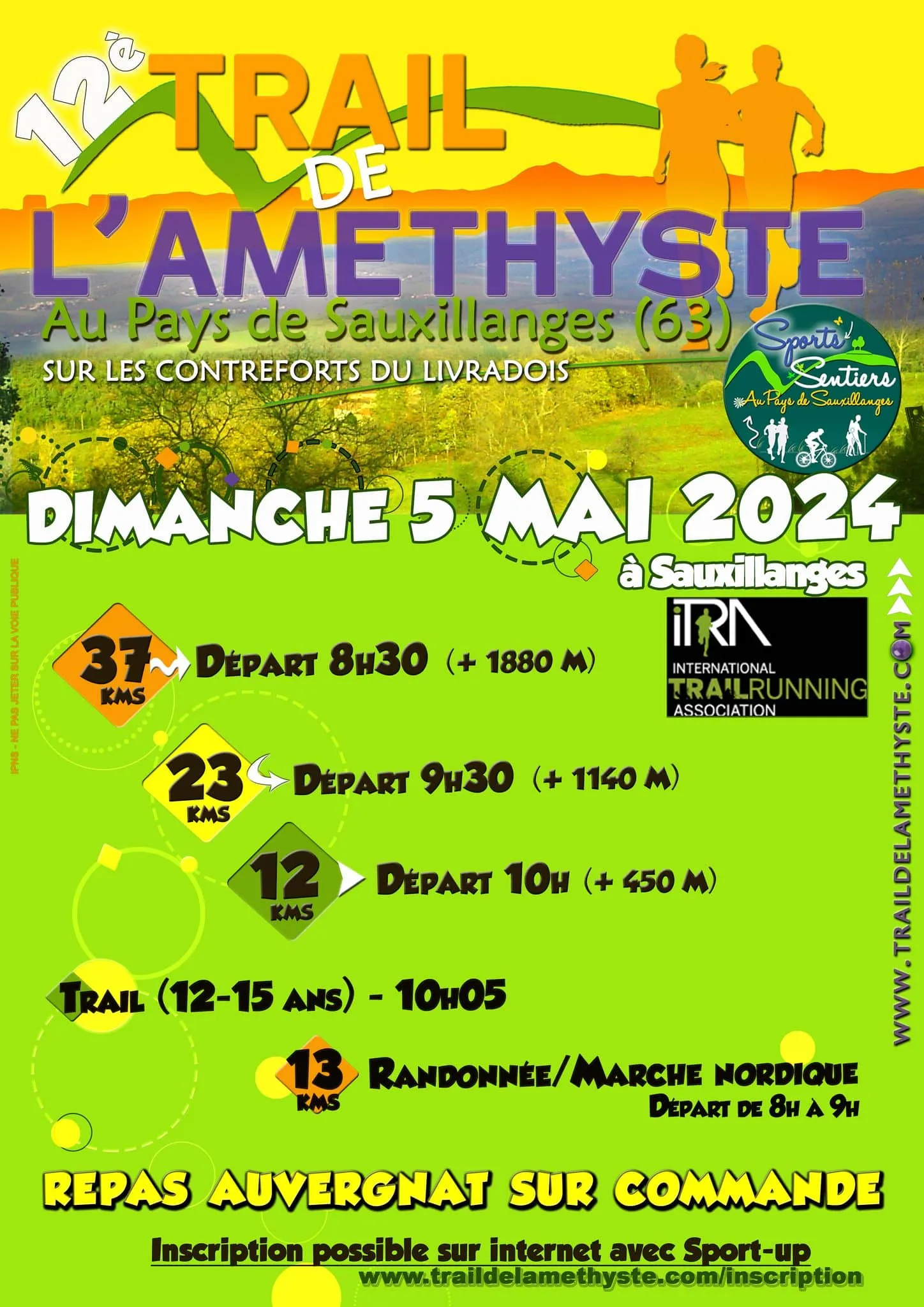 affiche de la course