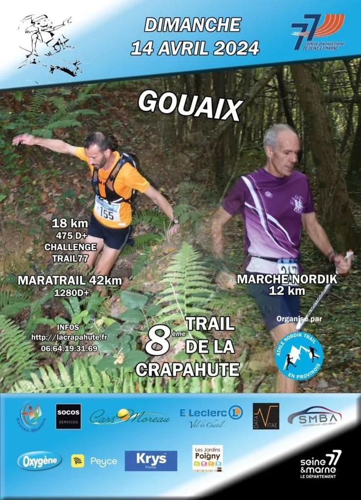 Trail de la Crapahute – Gouaix 2024 Inscription Résultats