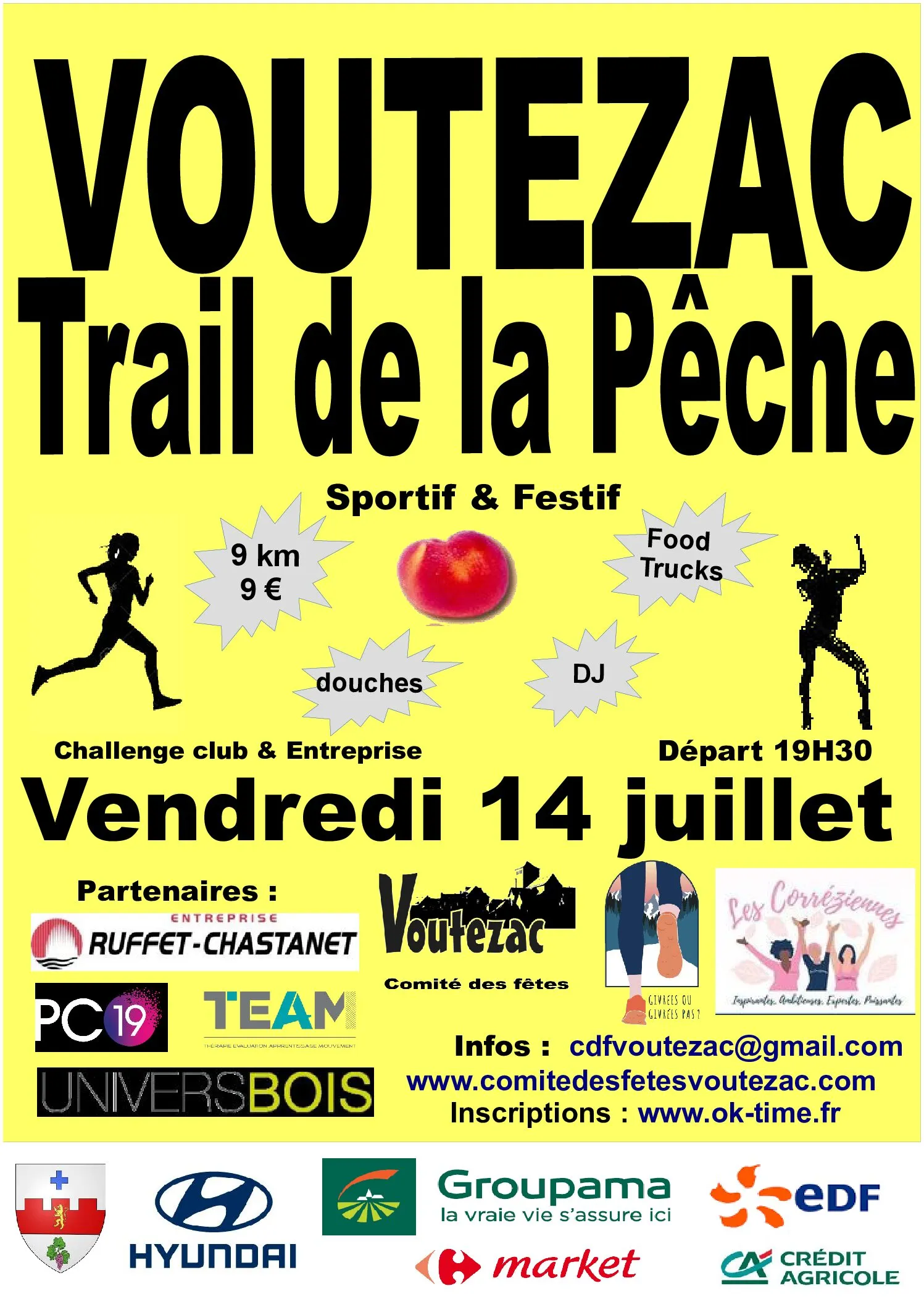 affiche de la course