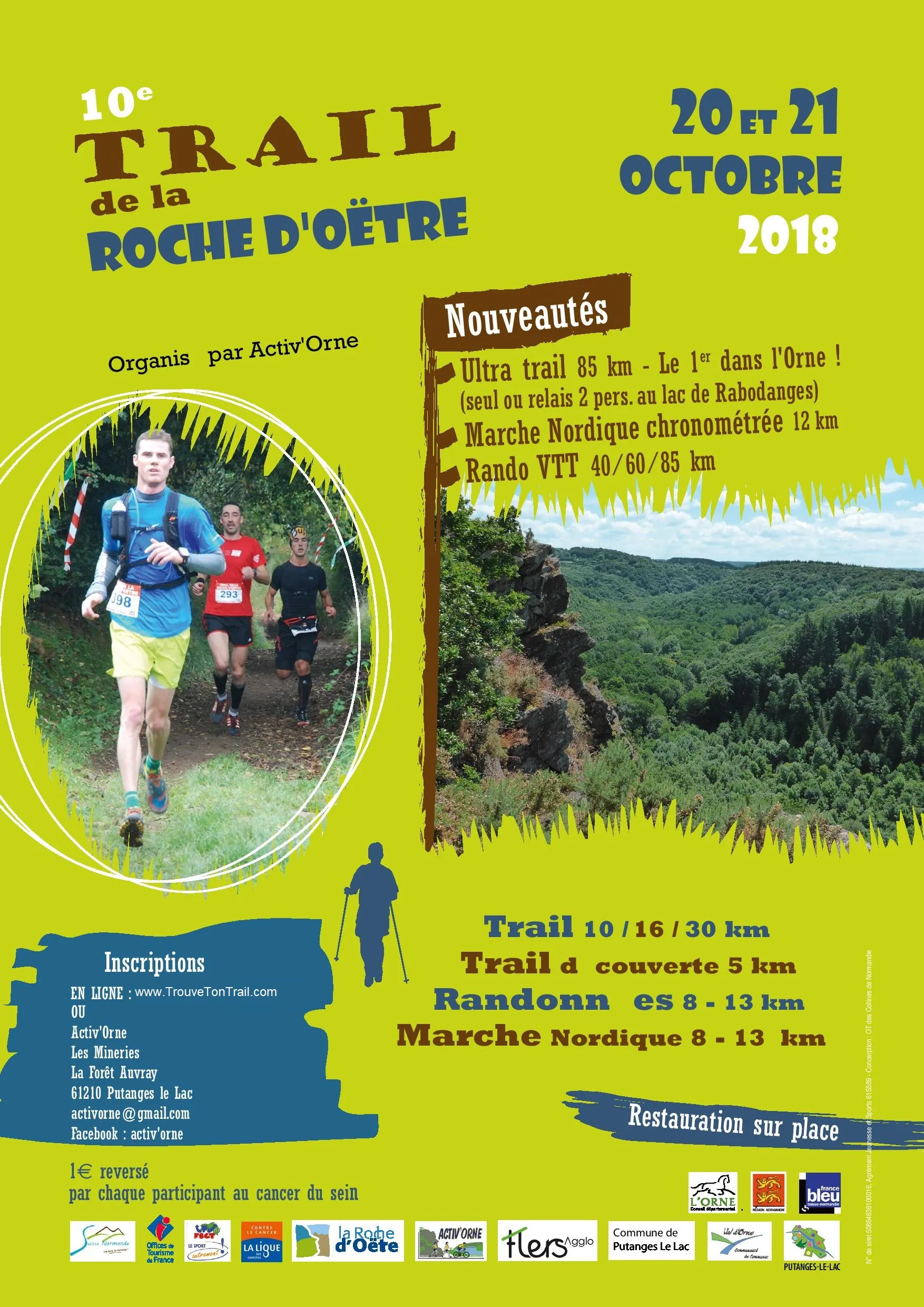 Trail de la Roche d’Oëtre 2024 – Infos, Inscriptions, Résultats, Trace