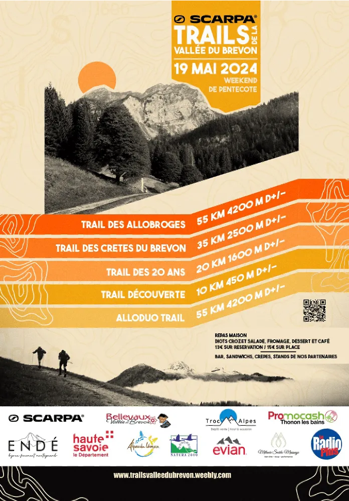 Trail de la Vallée du Brevon 2024 Inscription Résultats