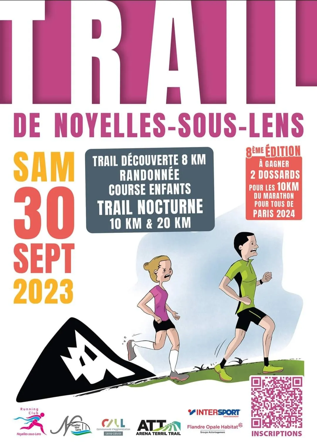 affiche de la course