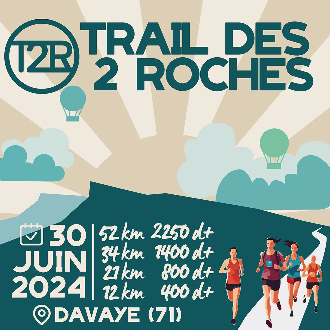 affiche de la course