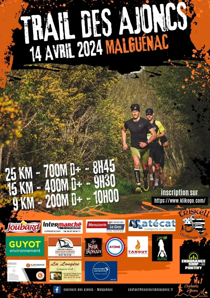 affiche de la course