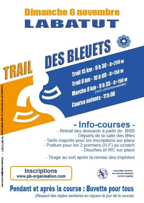 affiche de la course