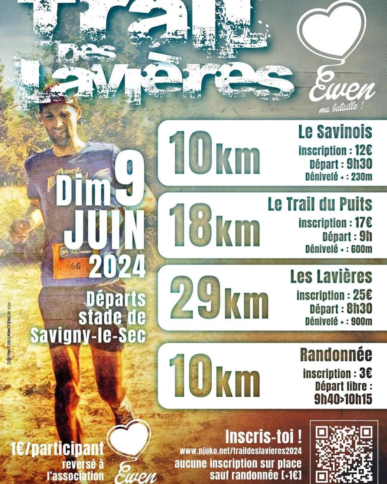 Trail des Lavières 2024 Inscription Résultats