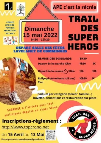 affiche de la course